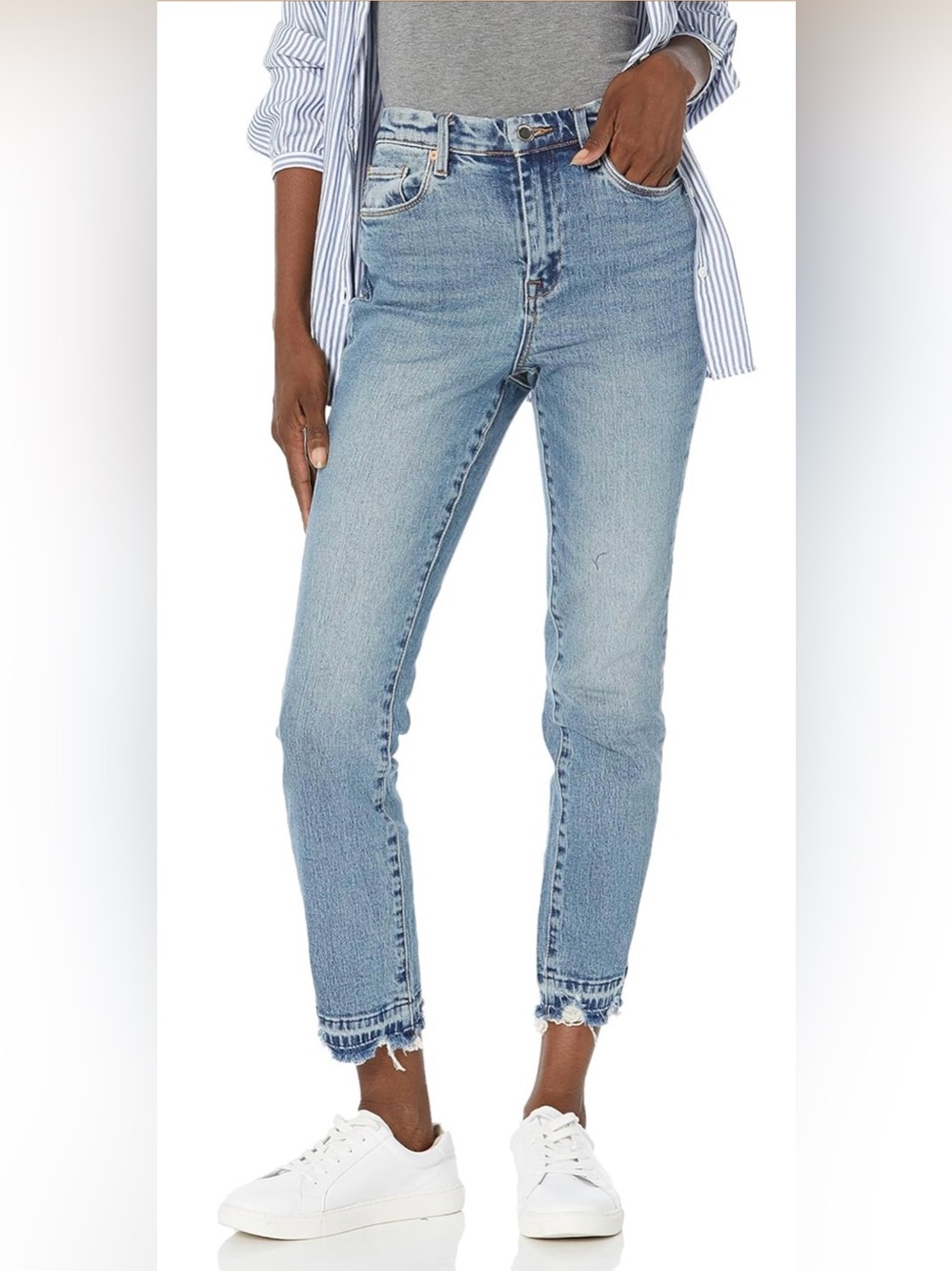 Blank NYC size 26 Madison Crop in Life Rolls On
